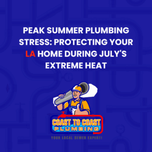 summer plumbing problems Los Angeles July