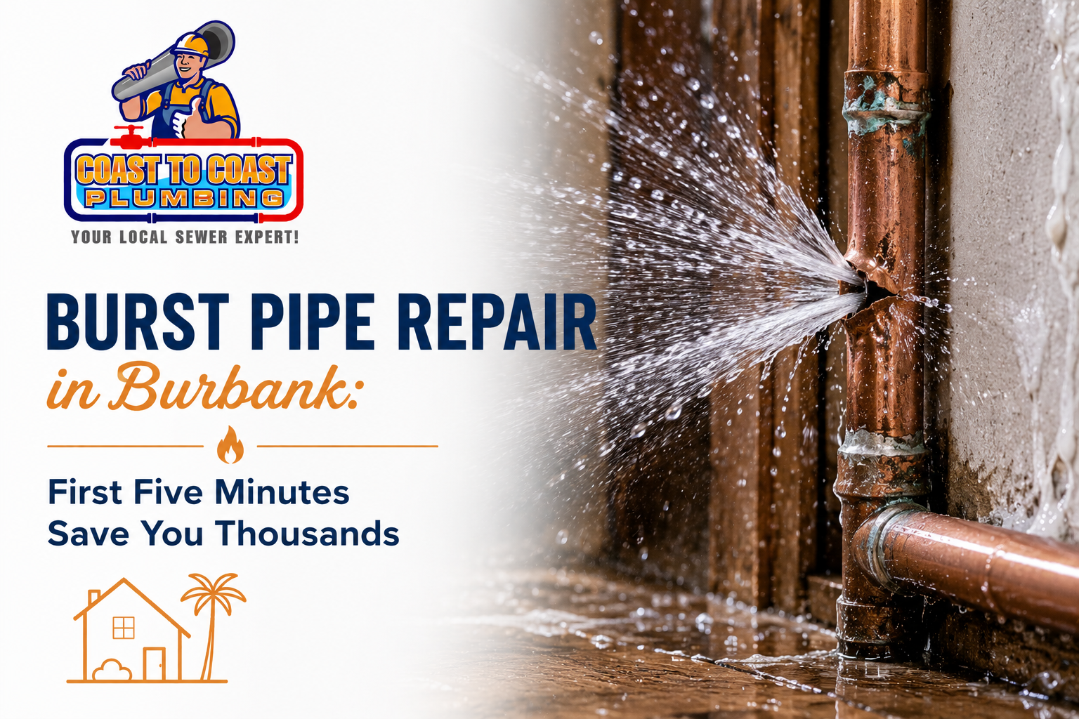burst pipe repair Burbank