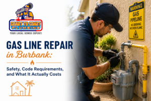 gas line repair Burbank