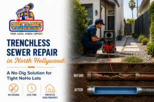 trenchless sewer repair North Hollywood