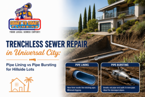 trenchless sewer repair Universal City