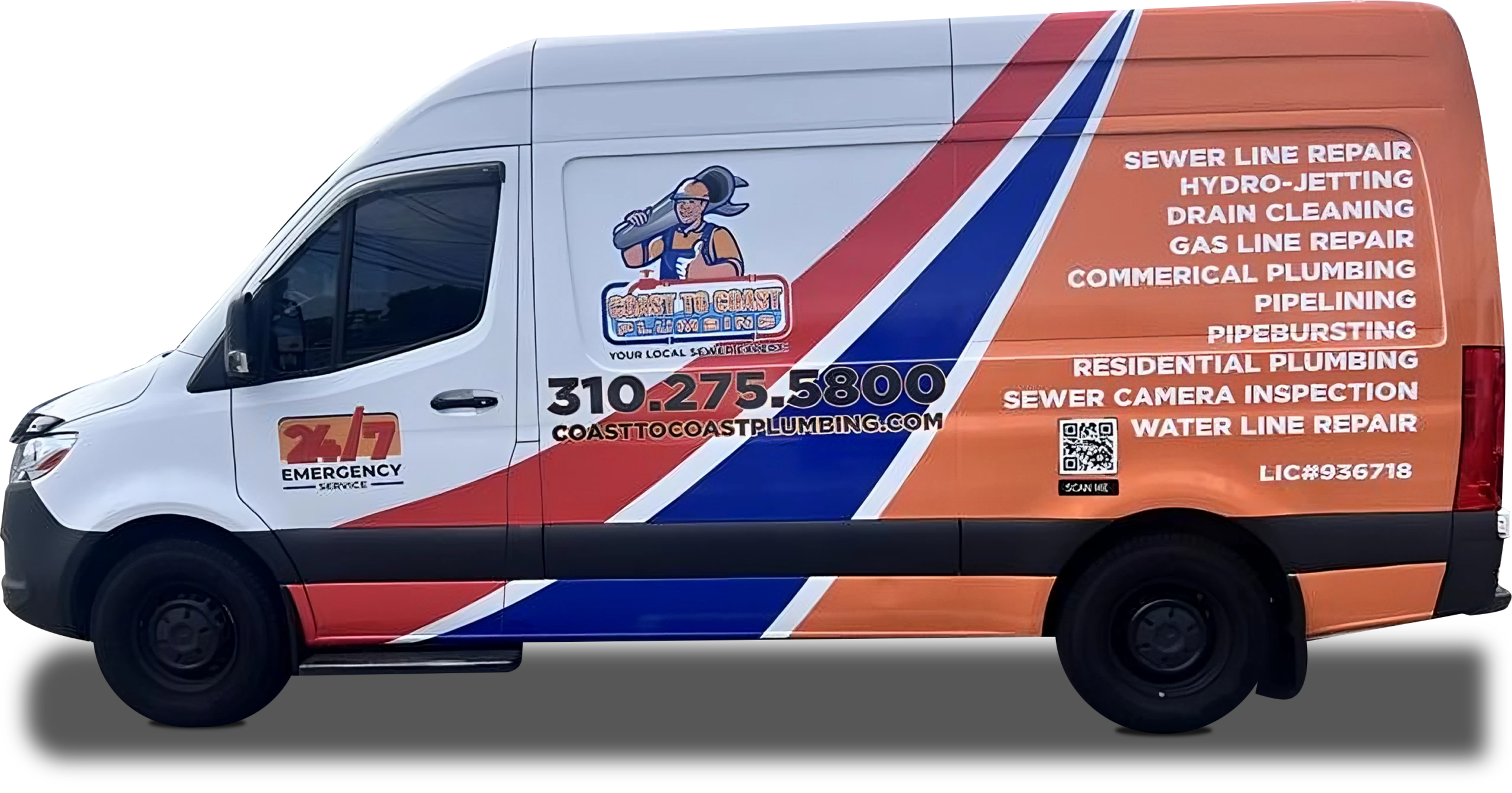 Coast to Coast Plumbing service van